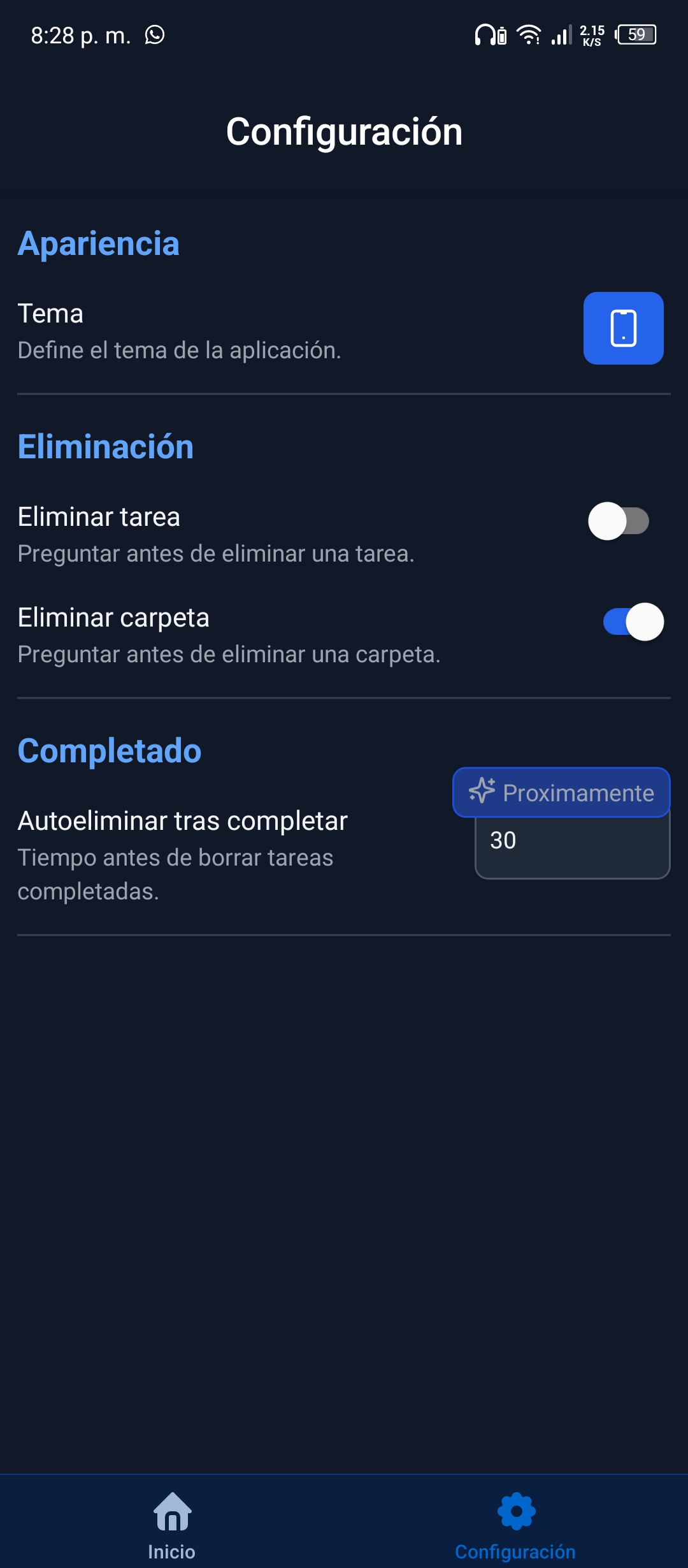 Imagen donde se muestra el projecto en funcionamiento