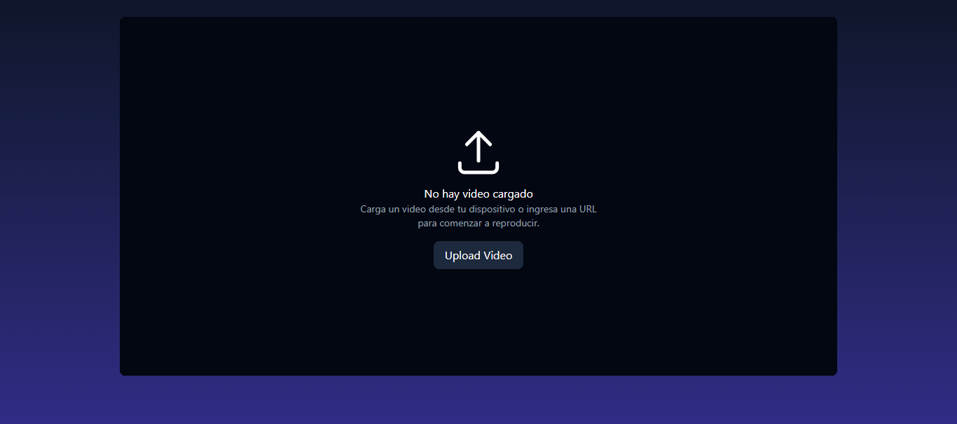 Imagen del projecto Reproductor de video