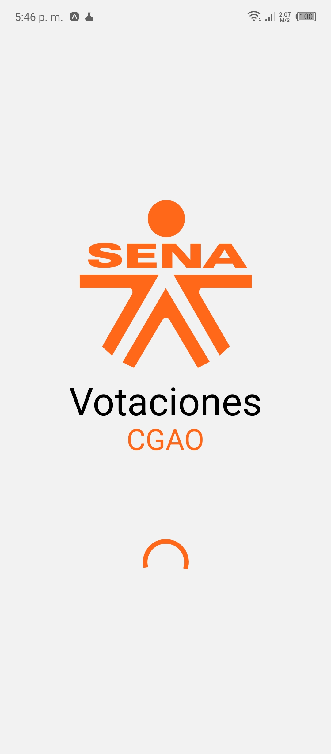 Imagen donde se muestra el projecto en funcionamiento
